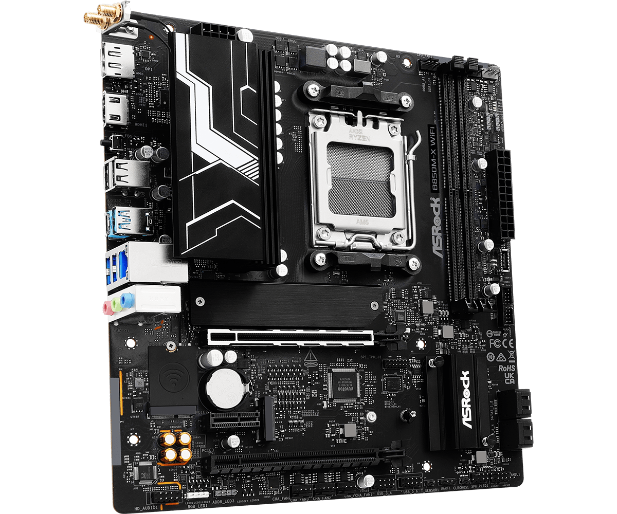 ASROCK New B850M-X WIFI 6E AMD - X870E Atx Motherboard 评论和价格